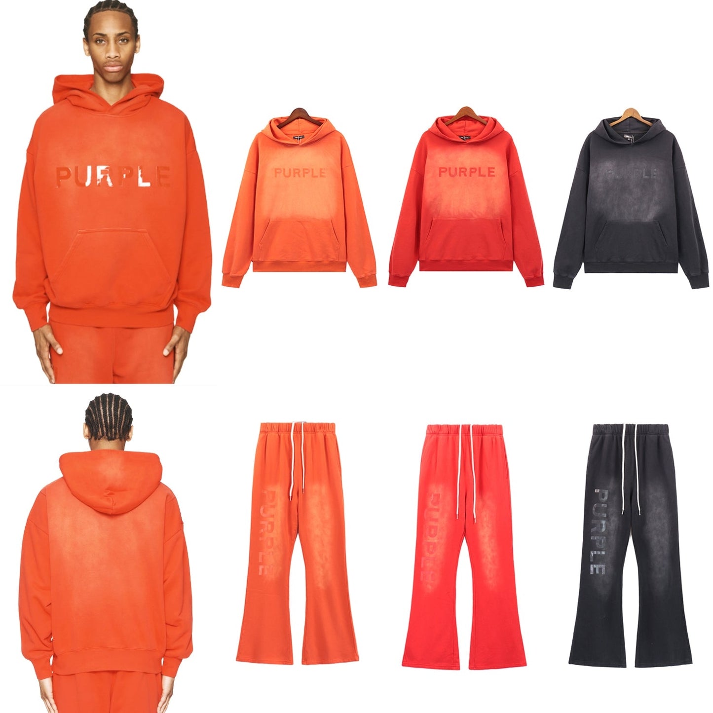 퍼플 뉴 후디 슈트 5965 