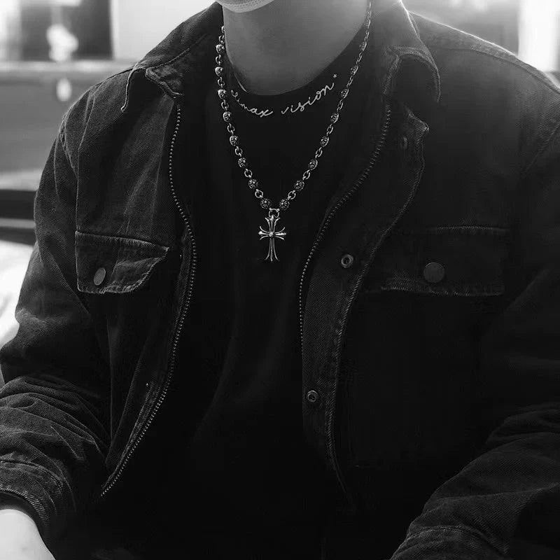 크롬하츠 로고 목걸이 -9 