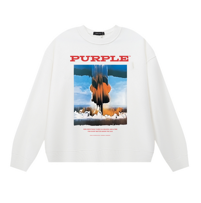 퍼플 남성용 긴팔 티셔츠 스웨트셔츠 1149 