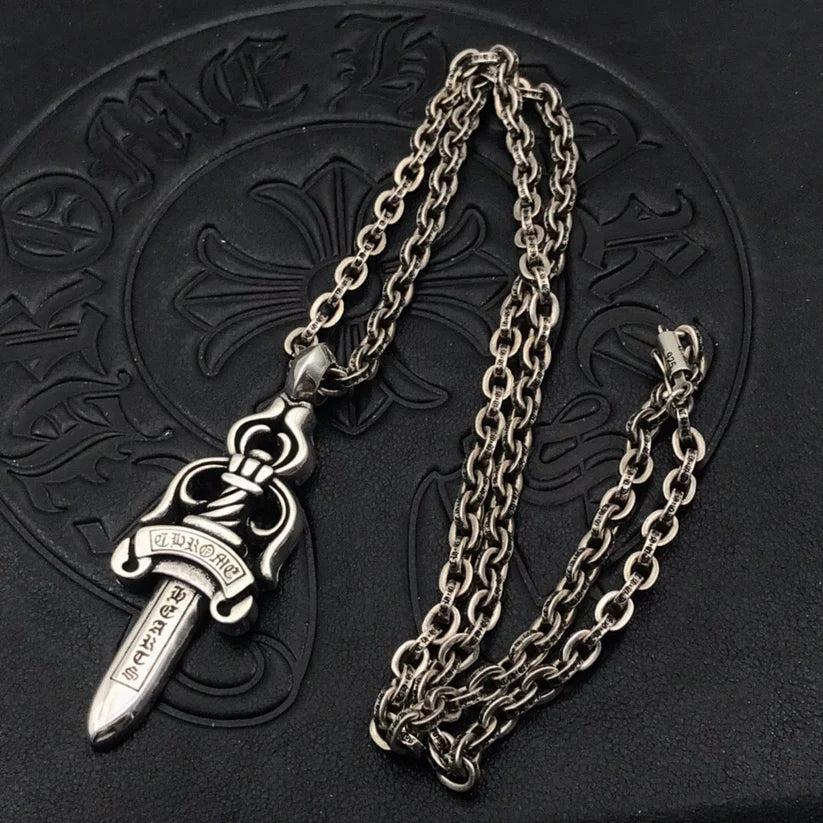 Chrome Hearts ロゴネックレス -6