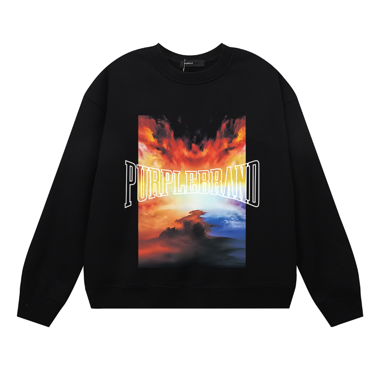 퍼플 남성용 긴팔 티셔츠 스웨트셔츠 1149 