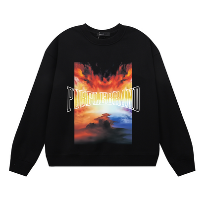 퍼플 남성용 긴팔 티셔츠 스웨트셔츠 1149 