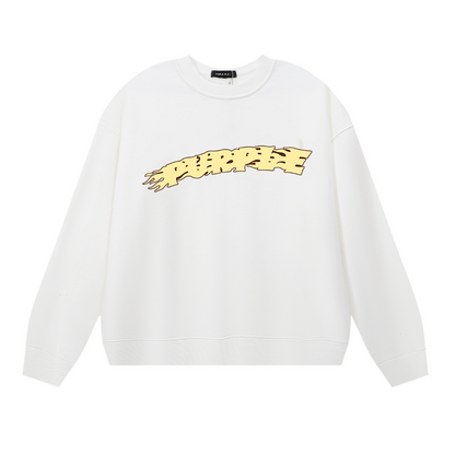 퍼플 남성용 긴팔 티셔츠 스웨트셔츠 1130 